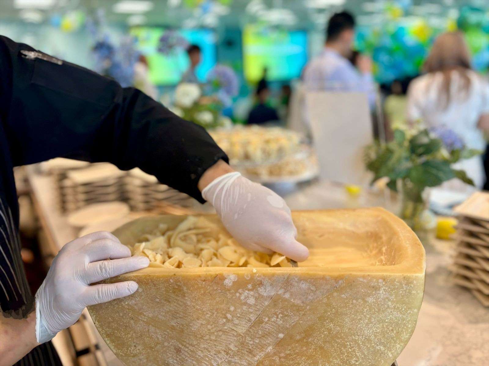 ライブキッチンで特別感を